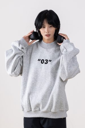 Heavyweight Basic Sweatshirt for Men, Small Collar, Loose Fit, Thickened Fleece Top for Spring 2025, Casual Streetwear Style