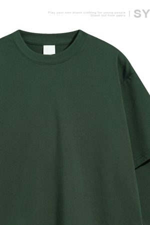 Heavyweight Two-Piece Long Sleeve T-Shirt for Men - Regular Fit Casual Base Layer Top for Spring and Autumn Fashion