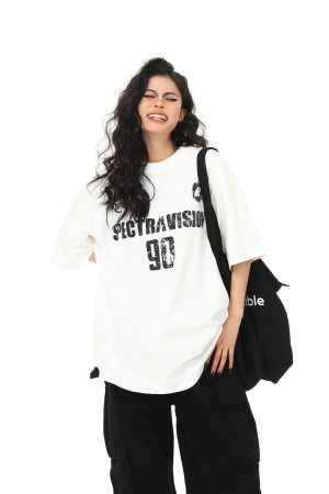 Heavyweight Washed Short-Sleeve T-Shirt for Men & Women - Trendy American Retro Summer Tee for Couples