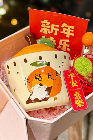 High Aesthetic Orange Ceramic Mug with Lid and Spoon - Perfect Birthday and Graduation Gift for Girls