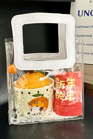 High Aesthetic Orange Ceramic Mug with Lid and Spoon - Perfect Birthday and Graduation Gift for Girls