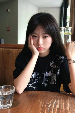 High-End 3D Butterfly Embroidered Letter Short Sleeve T-Shirt for Women - American Style, Summer 2025 Heavyweight Couple's Top