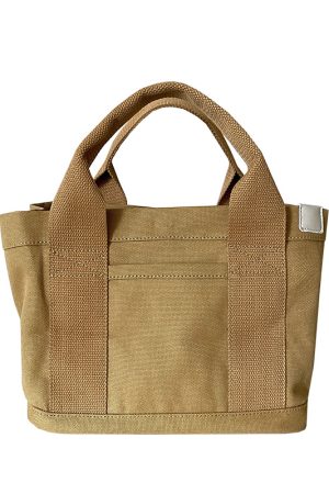 High-End Canvas Tote Bag for Women, Versatile Fashionable Lunch Bag, Chic Everyday Handbag