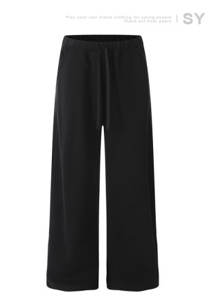 High-End Casual Wide-Leg Trousers for Men and Women - Straight Loose Fit Summer Pants 2025 Fashion