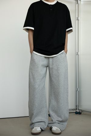 High-End Casual Wide-Leg Trousers for Men and Women - Straight Loose Fit Summer Pants 2025 Fashion