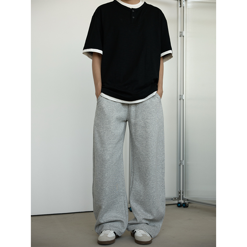 High-End Casual Wide-Leg Trousers for Men and Women - Straight Loose Fit Summer Pants 2025 Fashion High-End Casual Wide-Leg Trousers for Men and Women - Straight Loose Fit Summer Pants 2025 Fashion