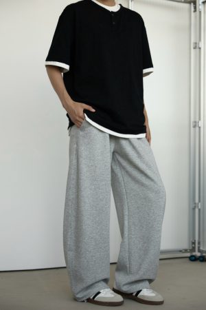 High-End Casual Wide-Leg Trousers for Men and Women - Straight Loose Fit Summer Pants 2025 Fashion