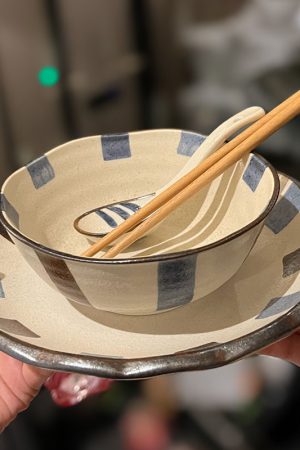 High-End Ceramic Enamel Underglaze Rice Bowl and Plate Set, Creative Cabbage Design, Fresh Niche Tableware for Stylish Dining