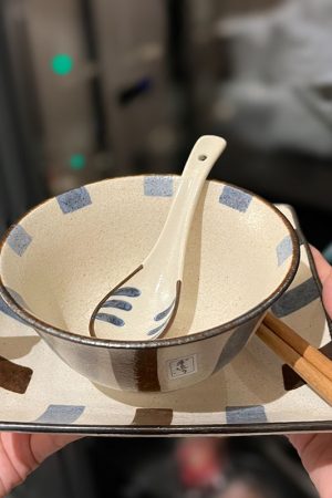 High-End Ceramic Enamel Underglaze Rice Bowl and Plate Set, Creative Cabbage Design, Fresh Niche Tableware for Stylish Dining