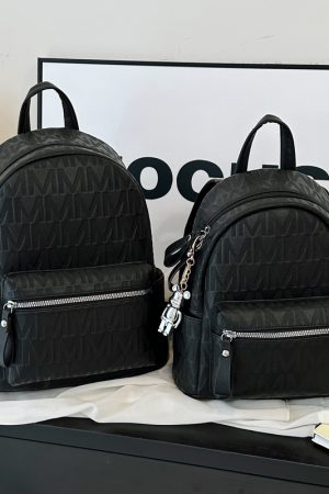 High-End Crocodile Pattern M-Shaped Backpack for Women - Trendy 2025 Fashion School Bag
