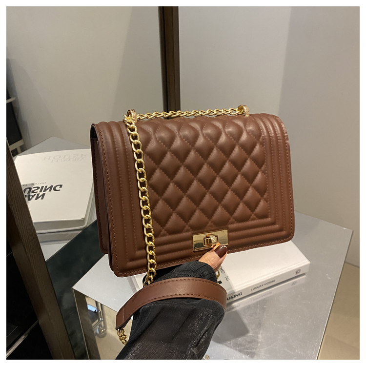 High-End Diamond-Pattern Crossbody Bag - 2025 Versatile Small Square Shoulder Bag for Casual Fashion High-End Diamond-Pattern Crossbody Bag - 2025 Versatile Small Square Shoulder Bag for Casual Fashion