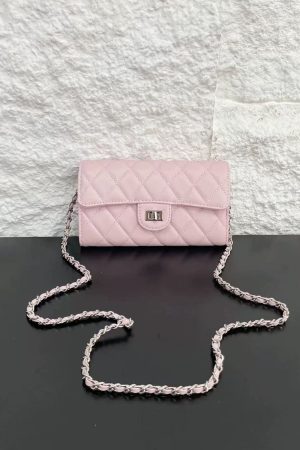 High-End Diamond-Patterned Crossbody Mini Bag - Versatile Small Square Chain Purse for Cards and Coins, Chic Luxury Style