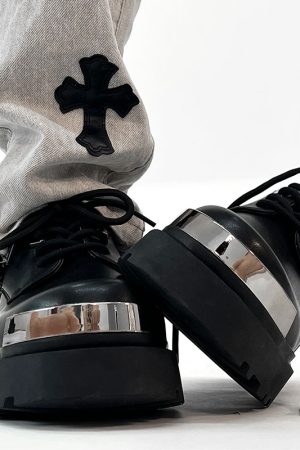 High-End Genuine Leather Derby Shoes for Men, Round Toe, Thick-Soled, British Style, Height-Increasing, Niche High Street Fashion