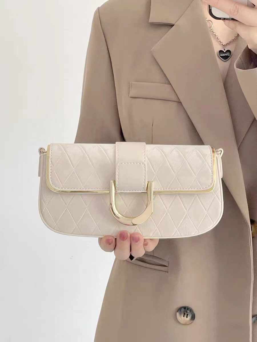 High-End Minimalist Small Square Bag - Versatile Diamond Quilted Chain Crossbody Underarm Shoulder Bag 2023 Trend High-End Minimalist Small Square Bag - Versatile Diamond Quilted Chain Crossbody Underarm Shoulder Bag 2023 Trend
