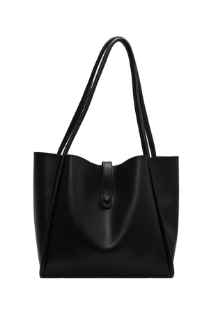 High-End Minimalist Tote Bag for Women - Large Capacity Commuter Handbag with Niche Design