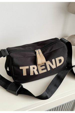 High-End Nylon Women's Crossbody Bag 2025 - Large Capacity Toast Pillow Design with Wide Shoulder Strap