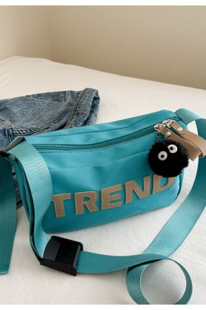 High-End Nylon Women's Crossbody Bag 2025 - Large Capacity Toast Pillow Design with Wide Shoulder Strap