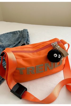 High-End Nylon Women's Crossbody Bag 2025 - Large Capacity Toast Pillow Design with Wide Shoulder Strap