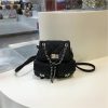 High-End Small Chanel-Style Diamond Quilted Chain Backpack - Versatile Commuter Bag for 2024 Fashion Trends