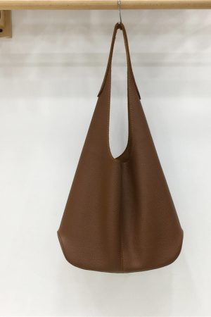 High-End Soft Creamy Yellow Large Capacity Shoulder Tote Bag - Influencer Style, Fashionable and Chic for Everyday Use