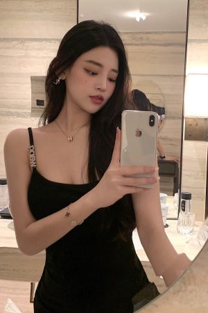 High-End Spaghetti Strap Mermaid Dress for Women - Summer Slim Fit High Waist Sexy Pure Desire Style