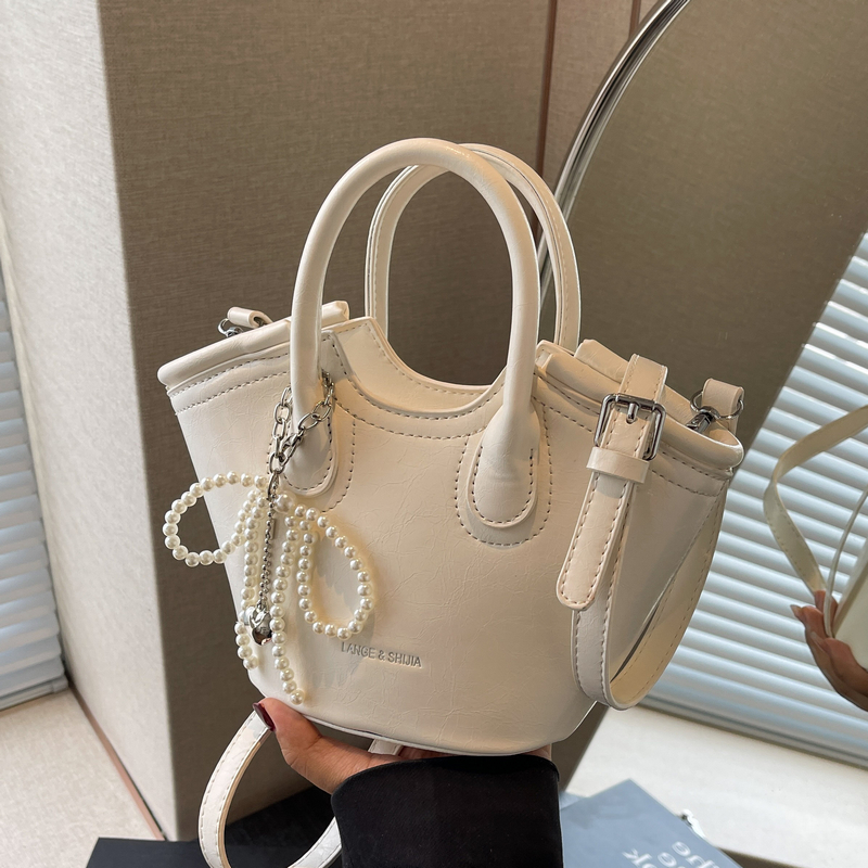 High-End Textured Mini Bucket Tote Bag for Women - 2025 Minimalist Stylish Crossbody Shoulder Bag High-End Textured Mini Bucket Tote Bag for Women - 2025 Minimalist Stylish Crossbody Shoulder Bag