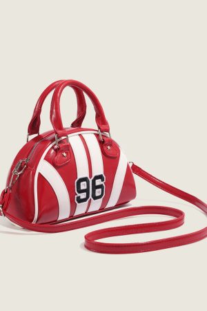 High-End Women's Spliced Handheld Pillow Bag - 2024 Autumn/Winter Crossbody Boston Style