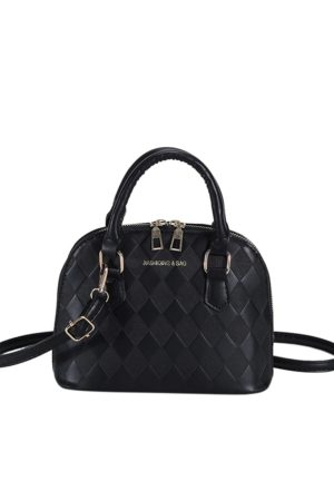 High-End Women's Textured Crossbody Bag - Versatile Retro Commuting Handbag in Niche Shell Design, Trendy 2025 Style