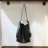 High-Quality Minimalist Lychee Pattern Women's Single Shoulder Crossbody Bucket Bag - Large Capacity Tote for Everyday Use