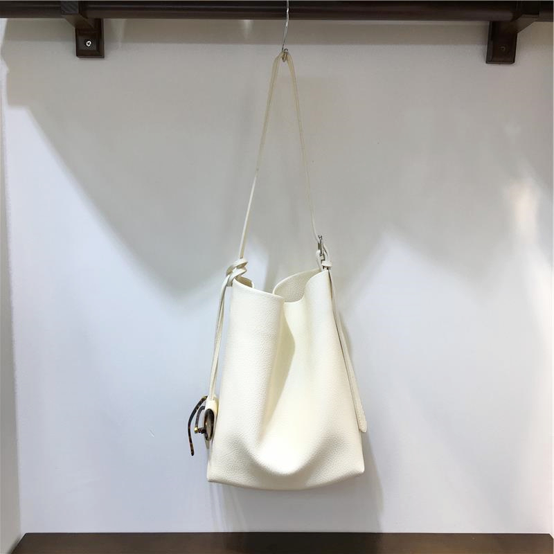 High-Quality Minimalist Lychee Pattern Women's Single Shoulder Crossbody Bucket Bag - Large Capacity Tote for Everyday Use High-Quality Minimalist Lychee Pattern Women's Single Shoulder Crossbody Bucket Bag - Large Capacity Tote for Everyday Use