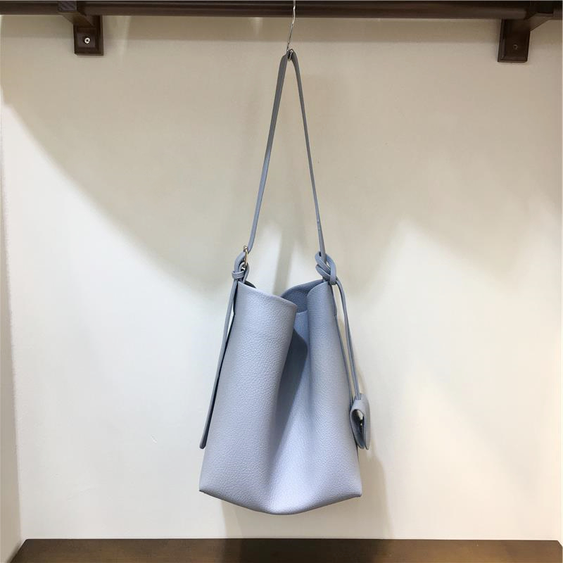 High-Quality Minimalist Lychee Pattern Women's Single Shoulder Crossbody Bucket Bag - Large Capacity Tote for Everyday Use High-Quality Minimalist Lychee Pattern Women's Single Shoulder Crossbody Bucket Bag - Large Capacity Tote for Everyday Use