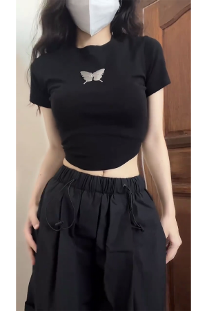 High Street American Cargo Pants for Women - Loose Casual Straight-Leg Hip-Hop K-Pop Dance Wear, Wide-Leg Sports Pants