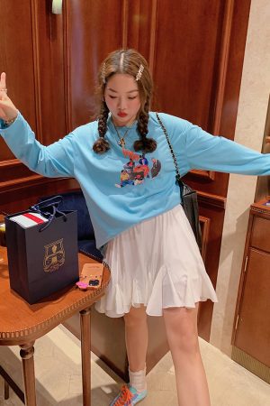 High-Waisted A-Line Half Skirt for Women, Plus Size Slimming White Skirt, Spring Summer 2025, Trendy Chic Style