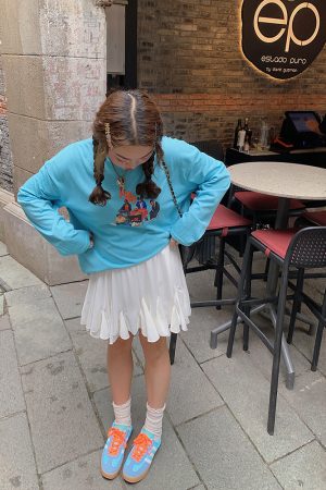 High-Waisted A-Line Half Skirt for Women, Plus Size Slimming White Skirt, Spring Summer 2025, Trendy Chic Style