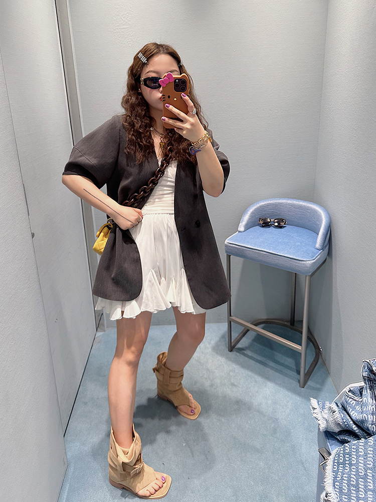 High-Waisted A-Line Half Skirt for Women, Plus Size Slimming White Skirt, Spring Summer 2025, Trendy Chic Style High-Waisted A-Line Half Skirt for Women, Plus Size Slimming White Skirt, Spring Summer 2025, Trendy Chic Style