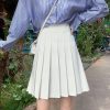 High-Waisted A-Line Pleated Skirt for Women, Plus Size Mid-Length Curvy Style, Autumn & Summer Essential