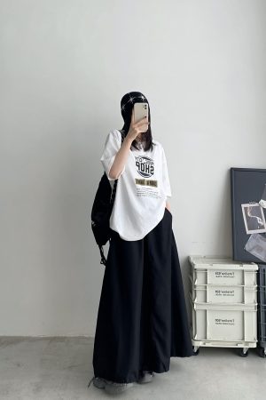 High-Waisted Black Midi Skirt for Women, Vintage Style Long Skirt, Spring Autumn Workwear, Trendy 90s Inspired Fashion