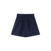 High-Waisted Casual Shorts for Women, Elastic Waistband with Drawstring, Loose Fit, Spring/Summer Style, Petite Size Friendly