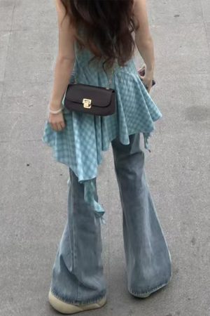 High-Waisted Flared Pants for Women - 2025 Plus Size Loose-Fitting Jeans, Comfortable and Stylish Slightly Flared Design