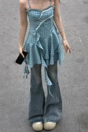 High-Waisted Flared Pants for Women - 2025 Plus Size Loose-Fitting Jeans, Comfortable and Stylish Slightly Flared Design