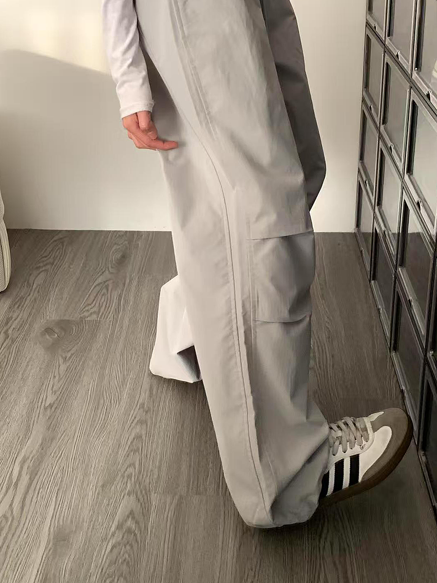 High-Waisted Loose Cargo Pants for Women - American Retro Spicy Girl Parachute Wide-Leg Sports Trousers High-Waisted Loose Cargo Pants for Women - American Retro Spicy Girl Parachute Wide-Leg Sports Trousers