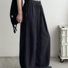 High-Waisted Loose Fit Sun Grapefruit Summer Wide-Leg Pants - Casual Straight-Leg Drape Design for Versatile Styling