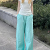 High-Waisted Loose Wide-Leg Casual Pants for Women - American Style Spring/Summer 2025 Slimming Cool Straight Trousers