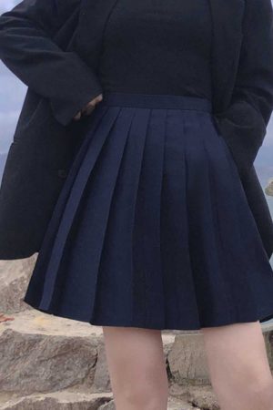 High-Waisted Pleated A-Line Skirt, Flared Design, Adjustable Cotton Midi Skirt for Spring and Summer 2025, Versatile and Slimming Style