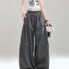 High-Waisted Retro Casual Pants for Women - Summer 2025 Ultra-Comfortable Loose Draped Design, Trendy American-Style Fashion