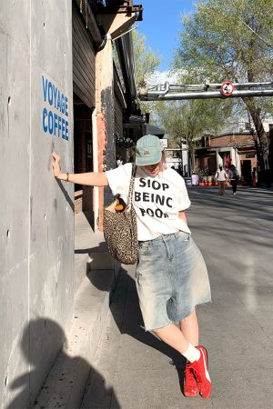 High-Waisted Slim Straight Wide-Leg Denim Pants for Women - Versatile Casual Style for Spring/Summer 2025