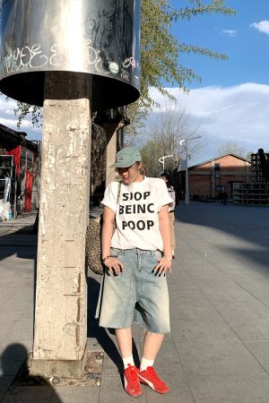 High-Waisted Slim Straight Wide-Leg Denim Pants for Women - Versatile Casual Style for Spring/Summer 2025