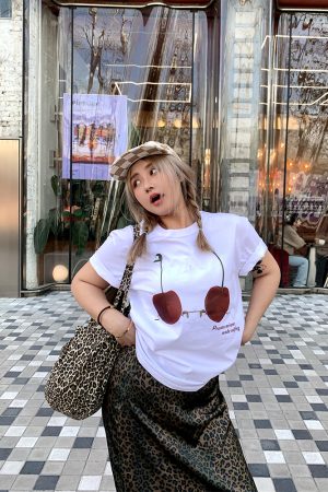 High-Waisted Slimming Leopard Print Skirt for Women - Versatile Loose Long Skirt for Spring/Summer 2025 Fashion