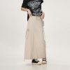 High-Waisted Vintage-Inspired Quick-Dry Work Skirt for Women - Casual Cool Slim Long Skirt, Perfect for American Style Outfits