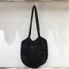 Hollow Mesh Hand-Crocheted Tote Bag â€“ Fashionable Summer Fishing Net Shoulder Bag for Women